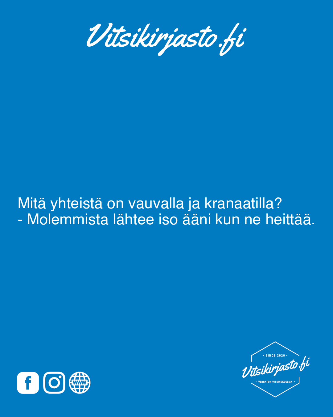 Mitä yhteistä on vauvalla ja kranaatilla? 