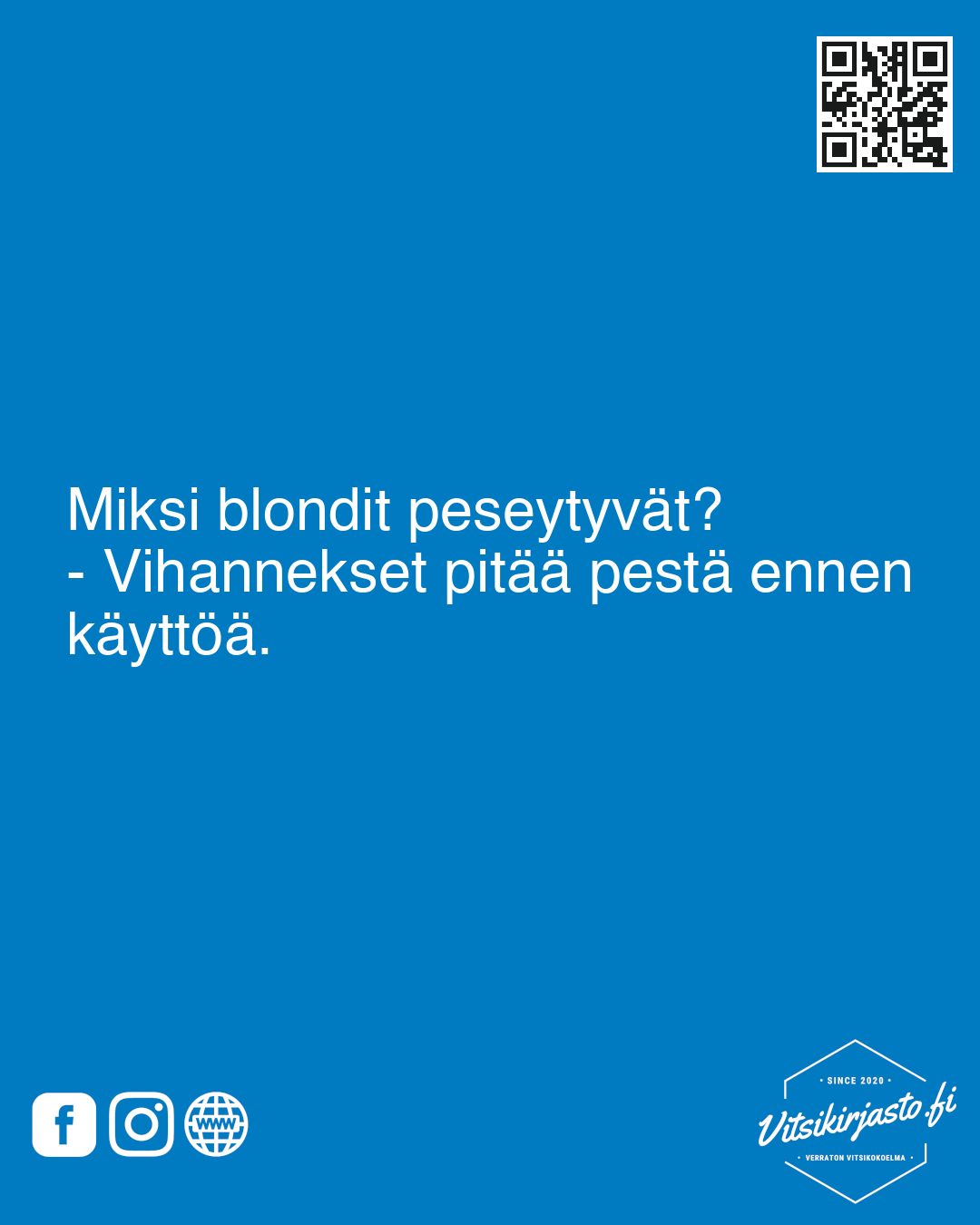 Miksi Blondit Peseytyvät?